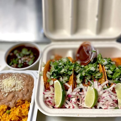 Luna Verde Vegan Mexican dish