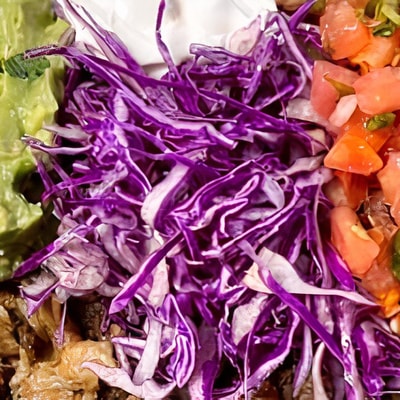 Luna Verde Vegan Mexican dish