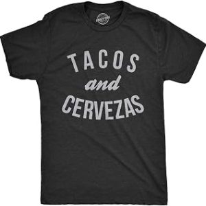 Crazy Dog Tacos & Cervezas Funny Beer Drinking Shirt